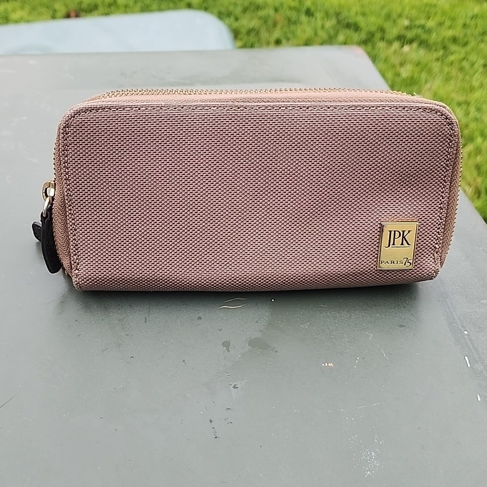 JPK Paris 75 Two-Zipper Tan Wallet